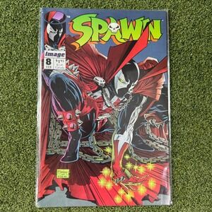Spawn #8 1993 Image Comics McFarlane Newsstand Key Issue VF Bagged‎